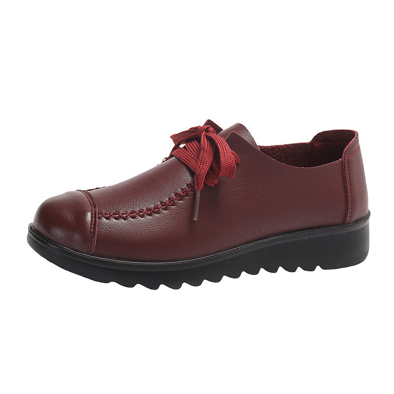 Women's Comfortable Flat Work Shoes with Soft Sole and Anti-Slip