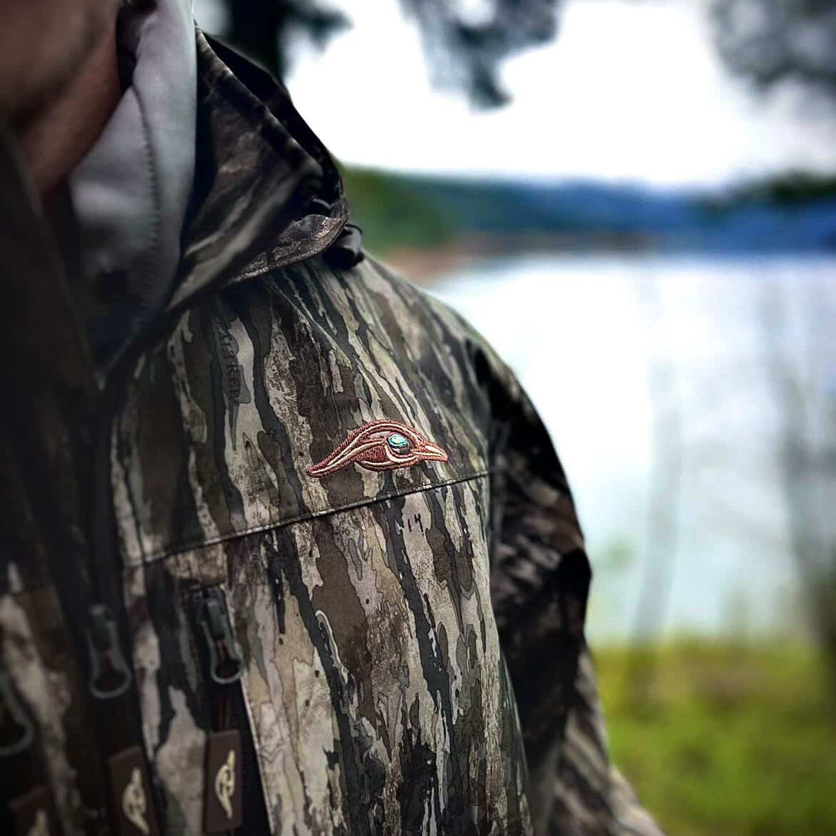 Men's Lightweight Waterproof Rain Jacket with Dual Chest Pockets