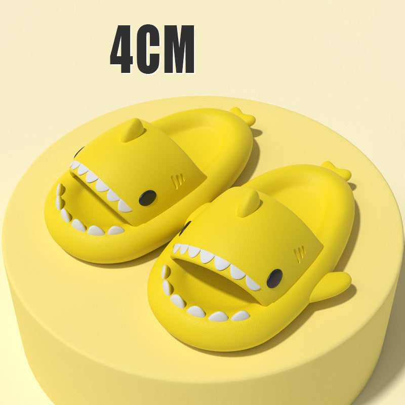 Lovely Shark Slides Unisex Lightweight Open Toe Beach Pool Sandals