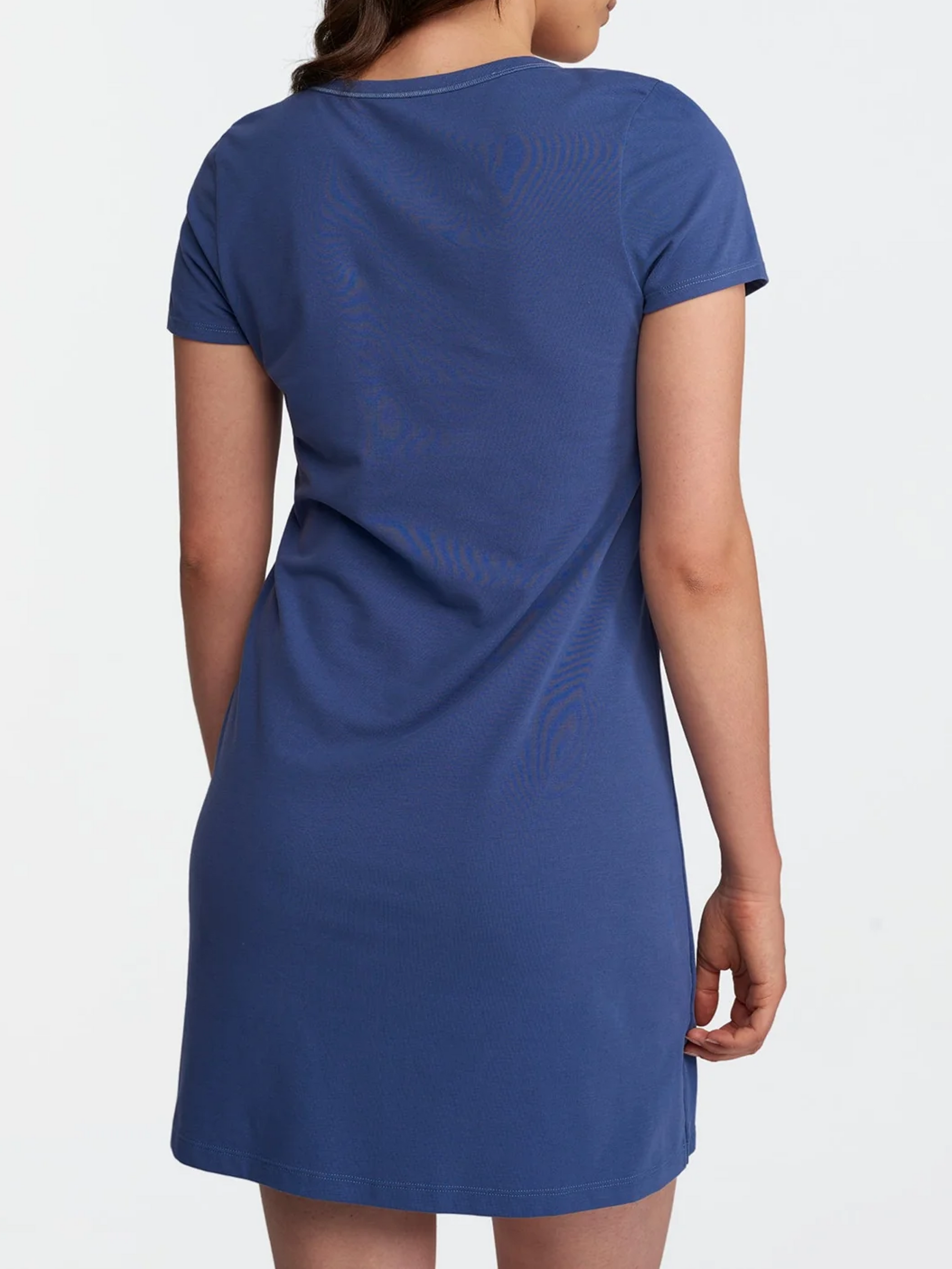Eva V-Neck Sleepshirt in Black for Comfort and Night Sweat Relief