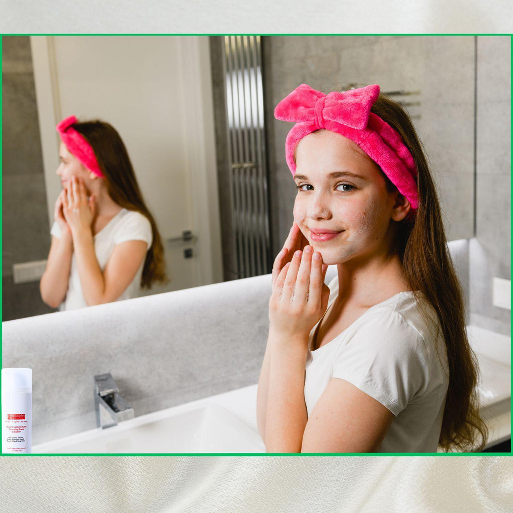 Deep Treatment Acne Cleansing Foam, Pore Clarifying Korean Wash