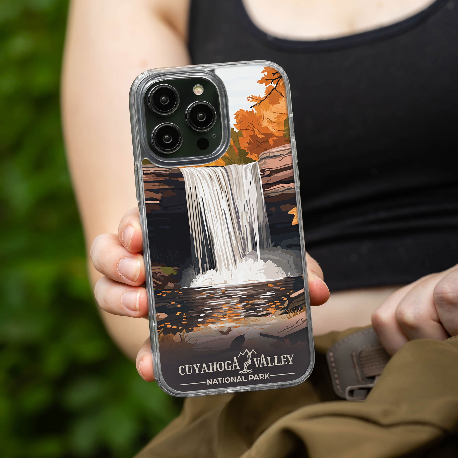 National Parks Cuyahoga Valley HD Apple iPhone 15 Series Mag-Safe Phone Case