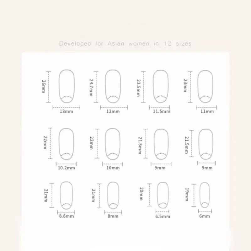 24-piece Hot Girl Y2K Black Star Press On Nails Set