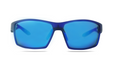 Denali | Matte Blue | Polarized Blue Flash Lens