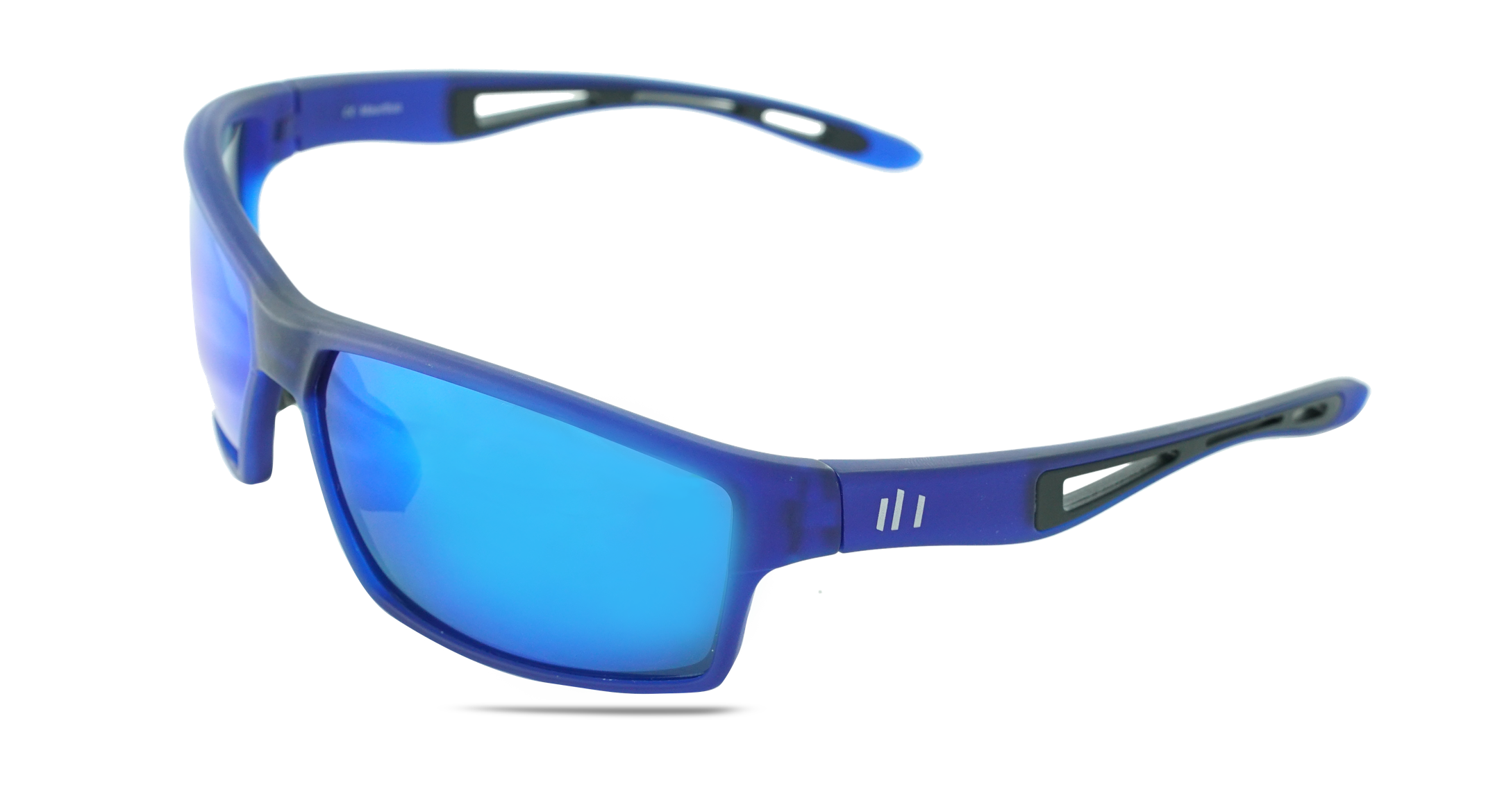 Denali | Matte Blue | Polarized Blue Flash Lens