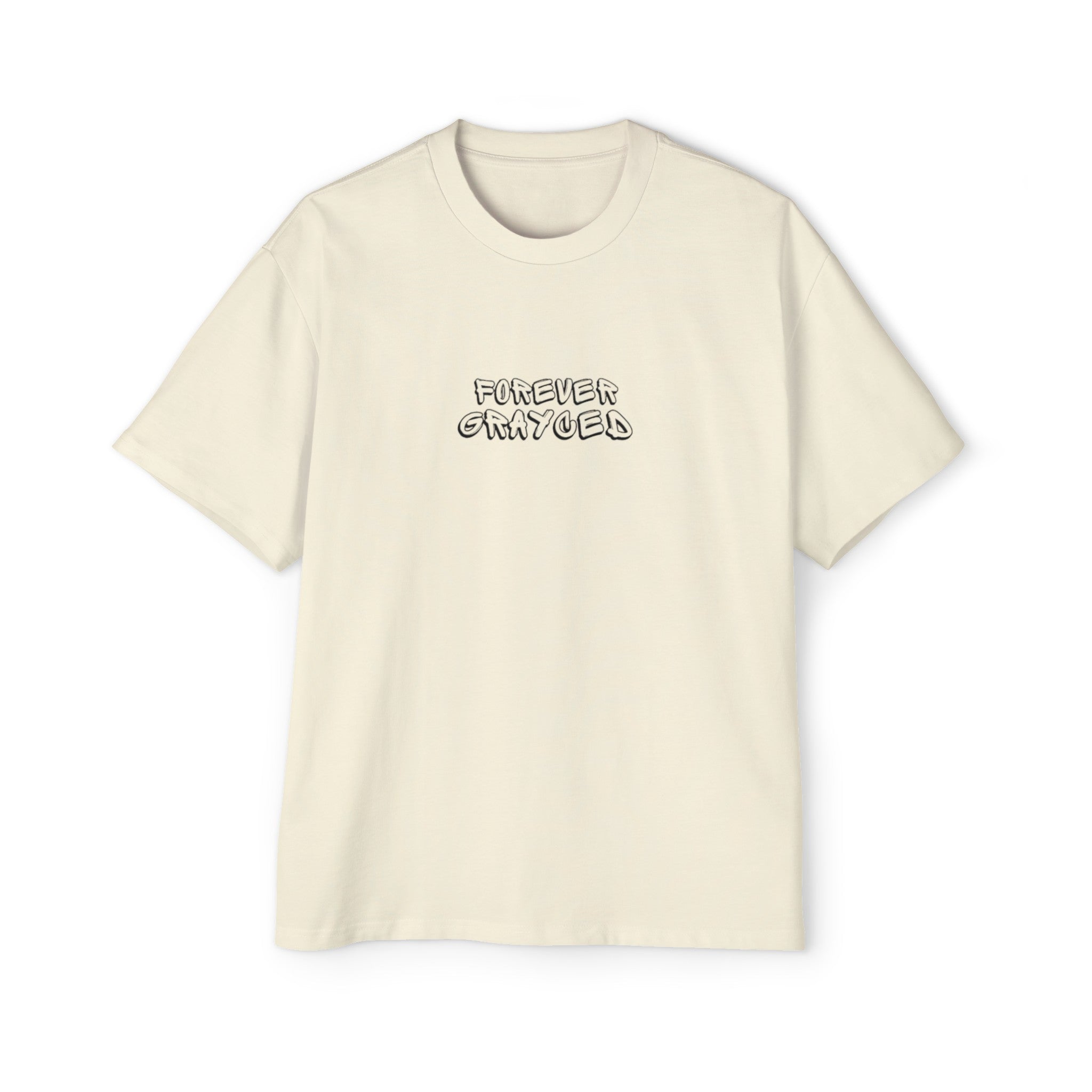 Men's Heavy Oversized Cotton T-Shirt Streetwear Casual Tee