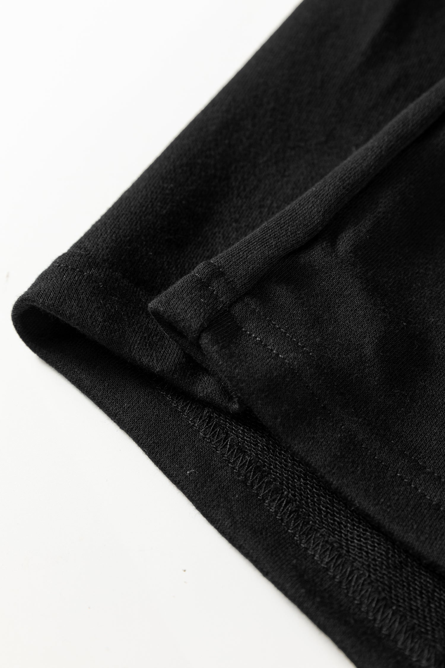 Solid Seam Drawstring Wide Leg Sweatpants