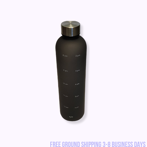Motivational Time Marker Water Bottle 32 oz. Ship from USA