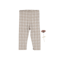 The Printed Legging -  Taupe Check