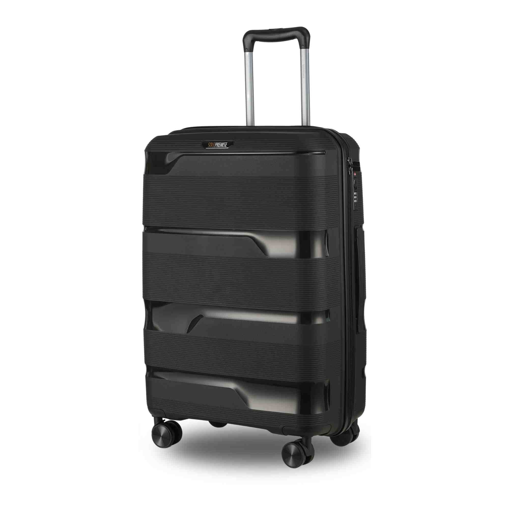 24-inch Black Hardcase Roller Luggage