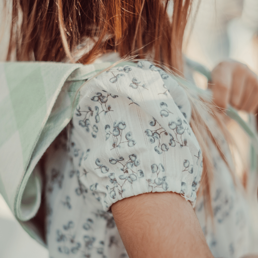 Woven Blouse in Mintberry Floral Print - Image 3