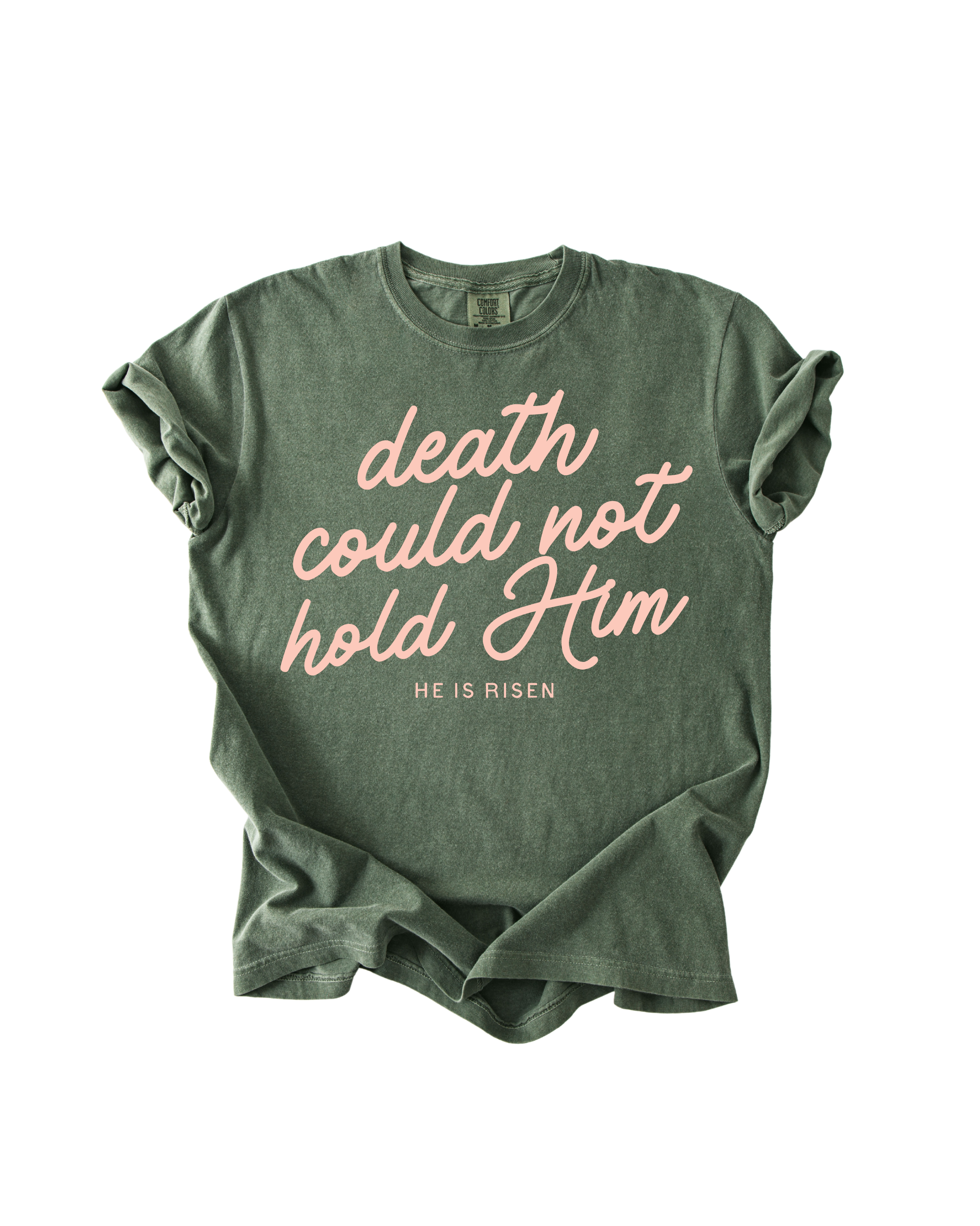 Death Could Not Hold Him Easter Graphic Tee - Unisex Cotton Shirt