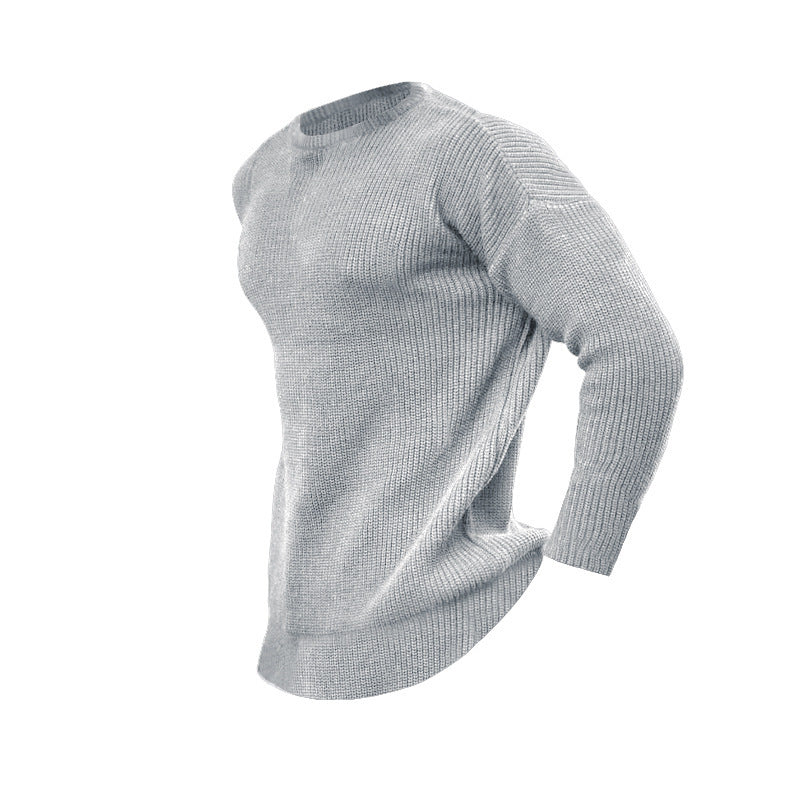 Fashionable Knitted Pullover for Men