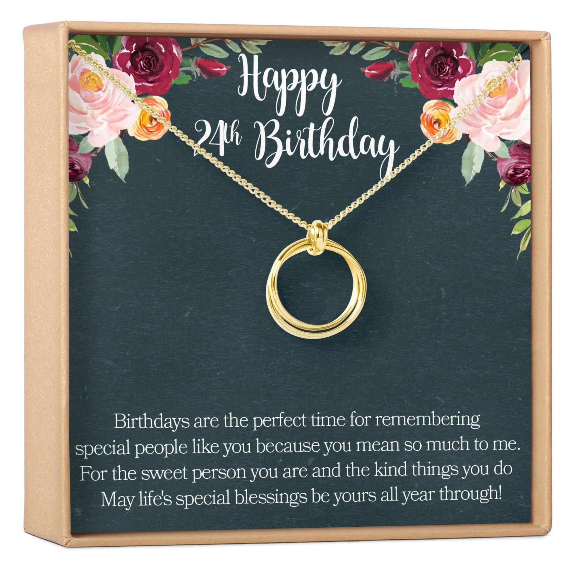 24th Birthday Necklace