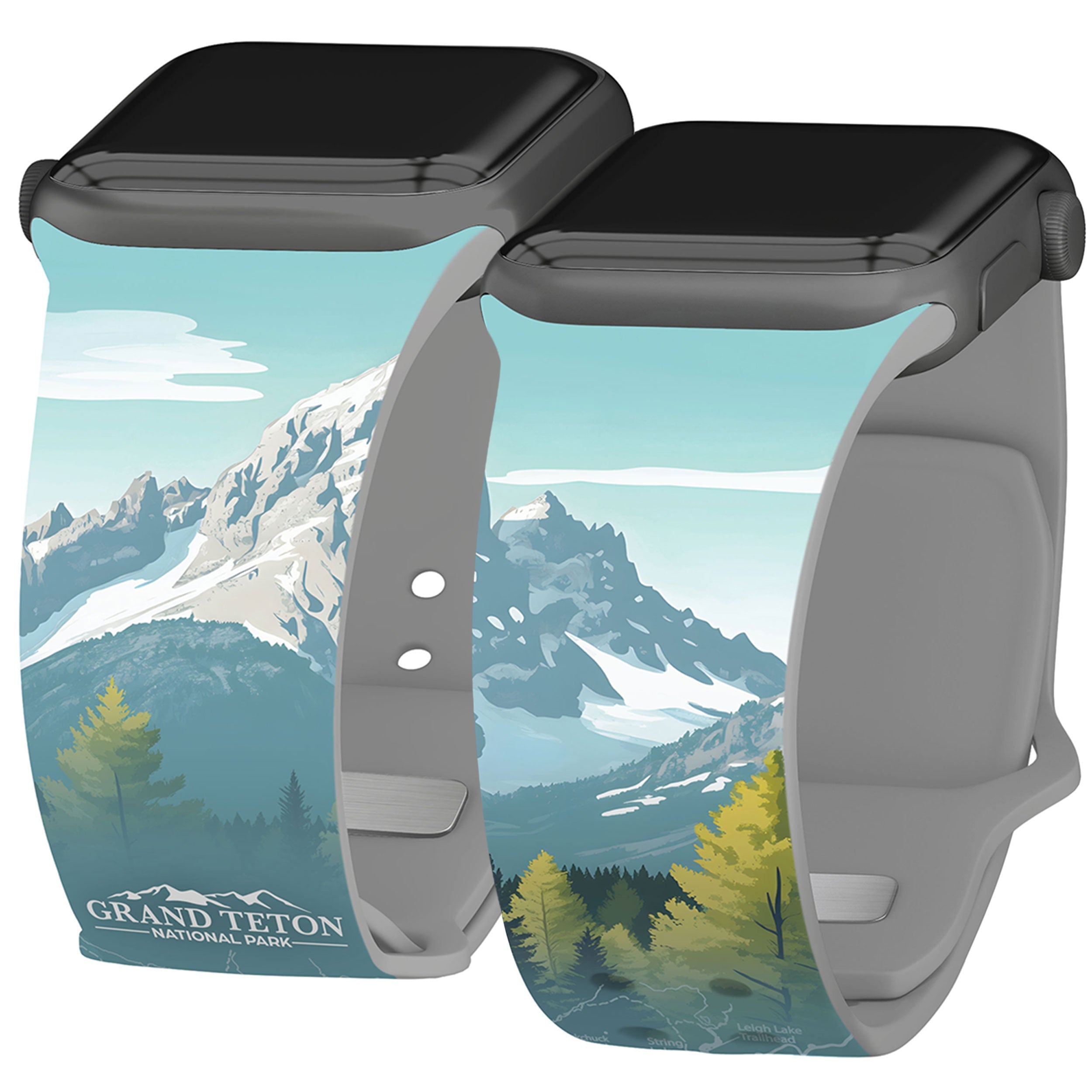 National Parks Grand Teton HD Apple Watch Band