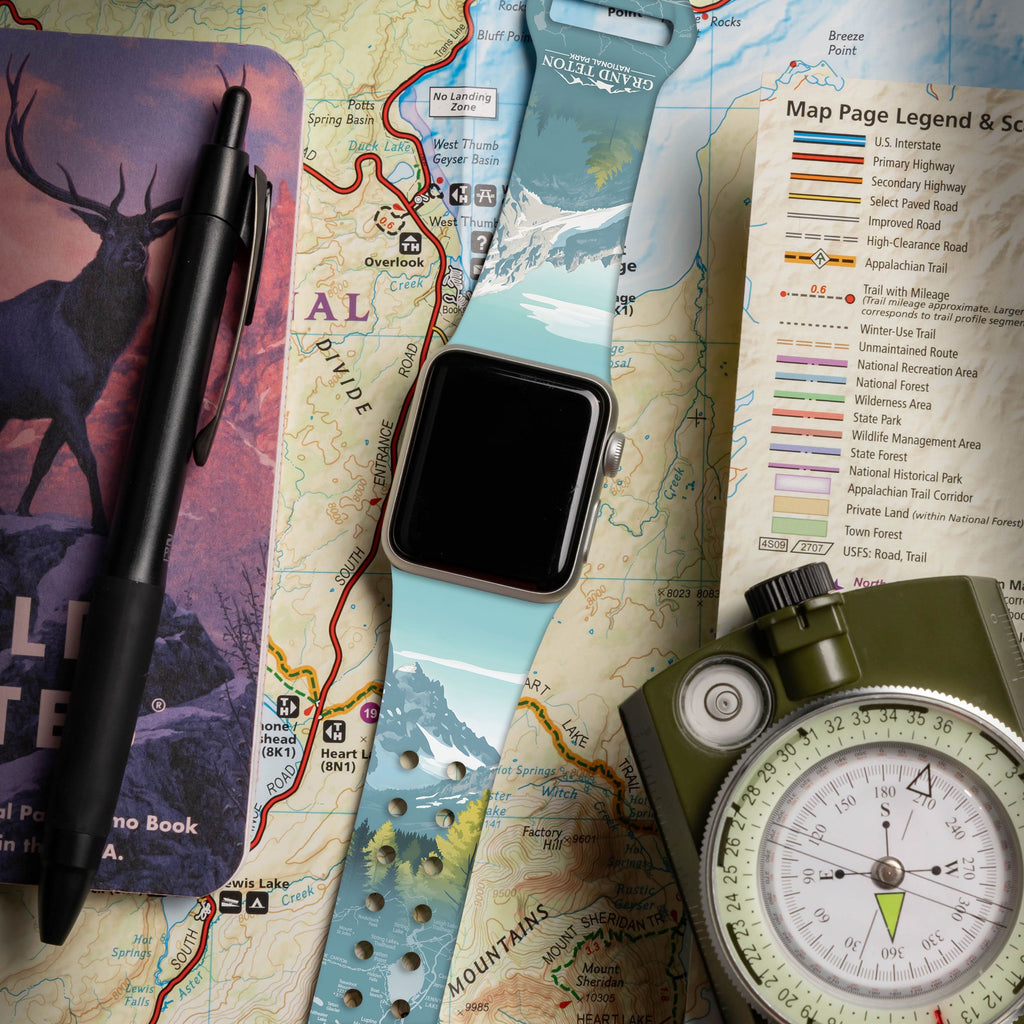 National Parks Grand Teton HD Apple Watch Band