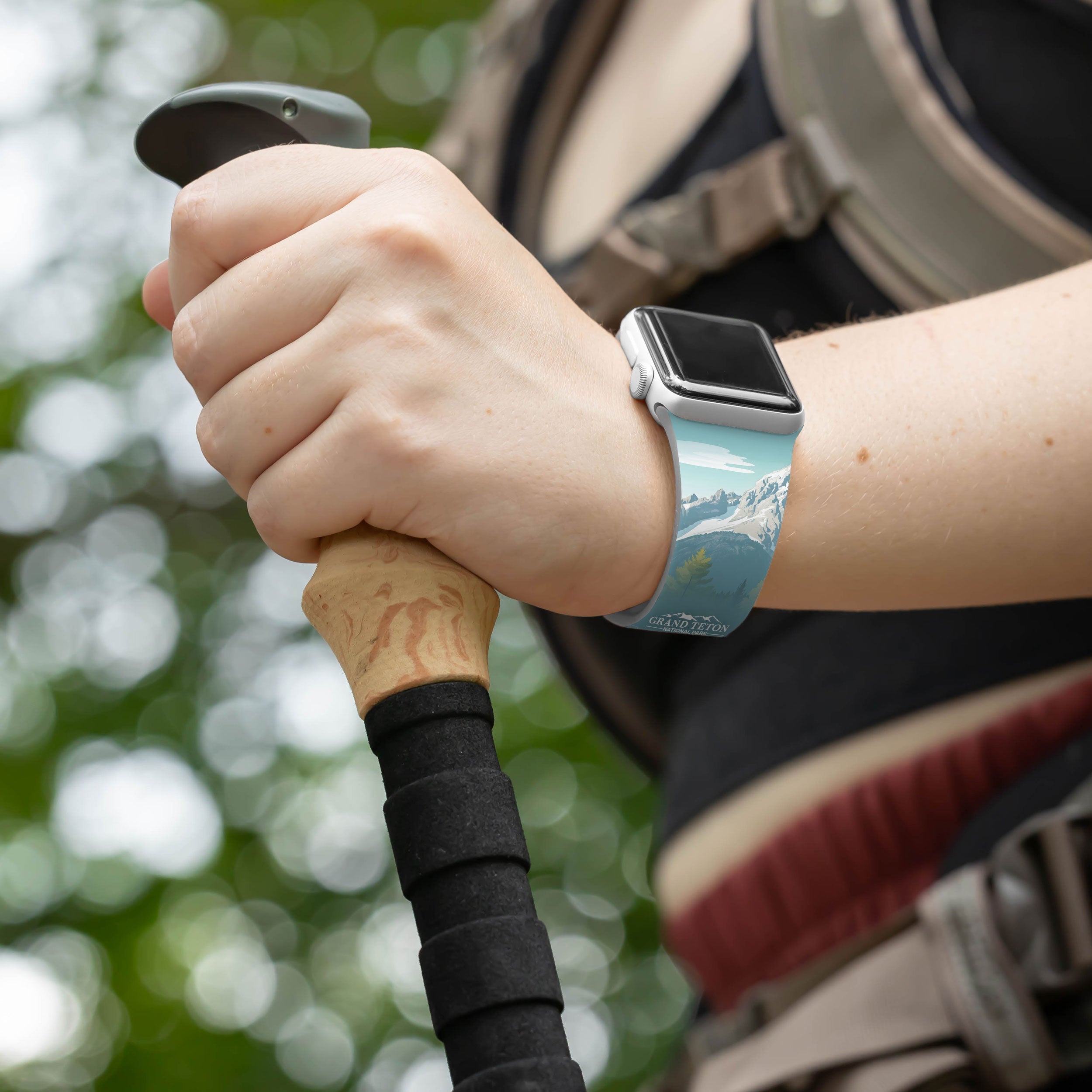 National Parks Grand Teton HD Apple Watch Band