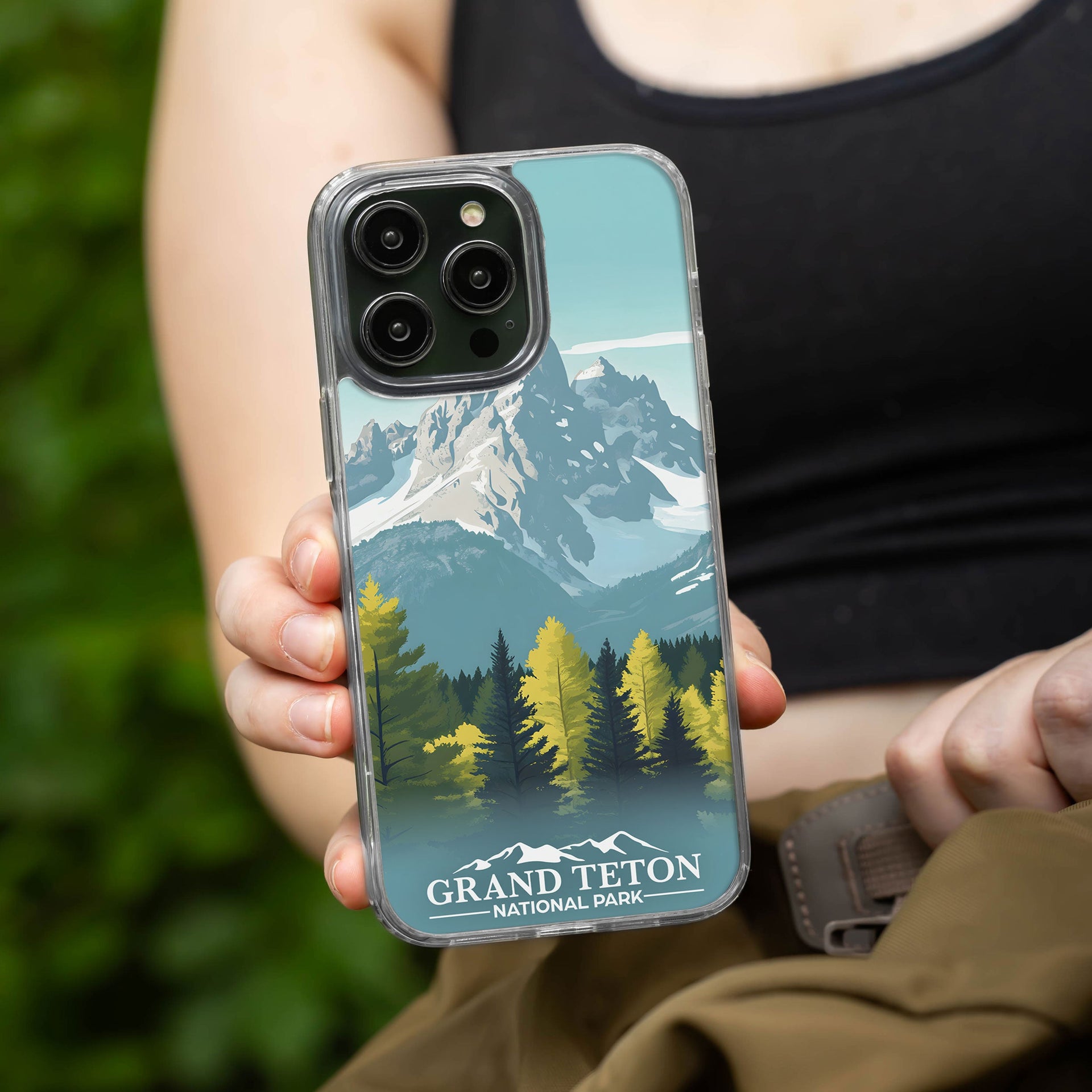 National Parks Grand Teton HD Apple iPhone 14 Series Mag-Safe Phone Case