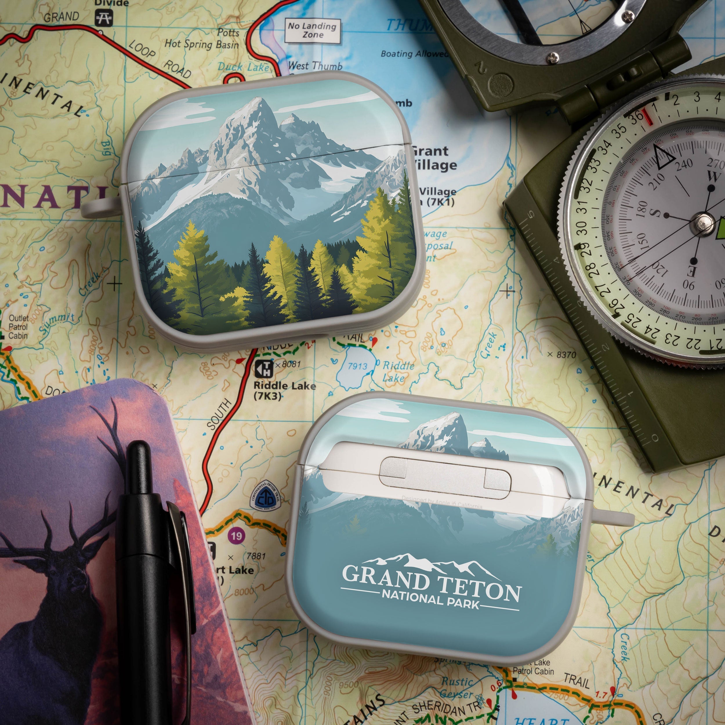 National Parks Grand Teton HDX Apple Airpods Gen 3 Case Cover