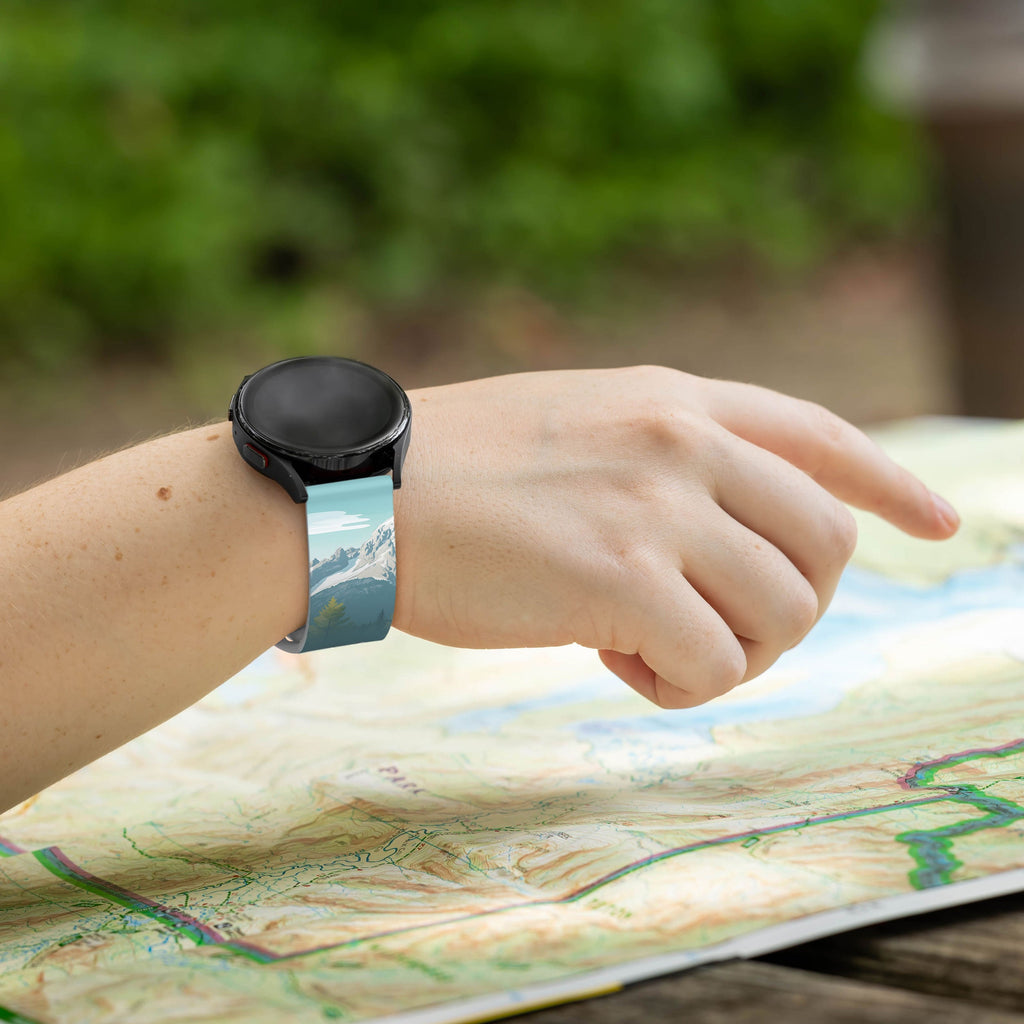 National Parks Grand Teton HD  Watchband for Samsung, Garmin, Fossil, and More