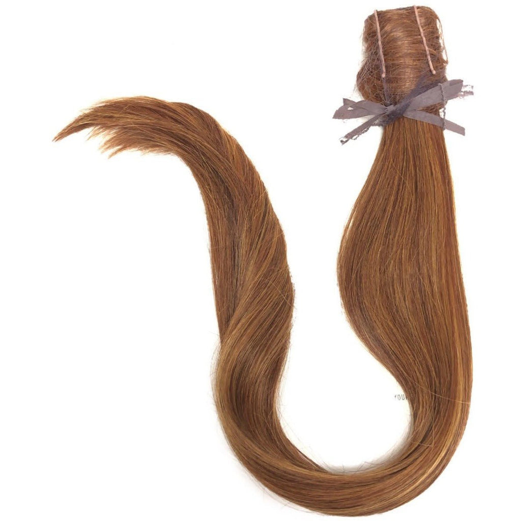 25" Straight Wrap-Around Ponytail Extension Heat-Friendly Synthetic