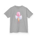 Bee Sweet Preppy Ice Cream Cone with Bow Girls Short Sleeve Youth Hive Tee