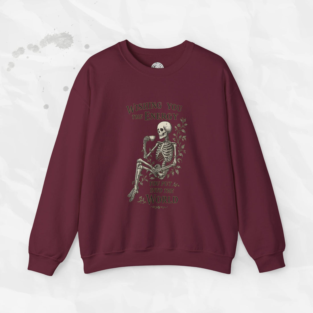 Wishing You the Energy Graphic Crewneck Sweatshirt - Image 6