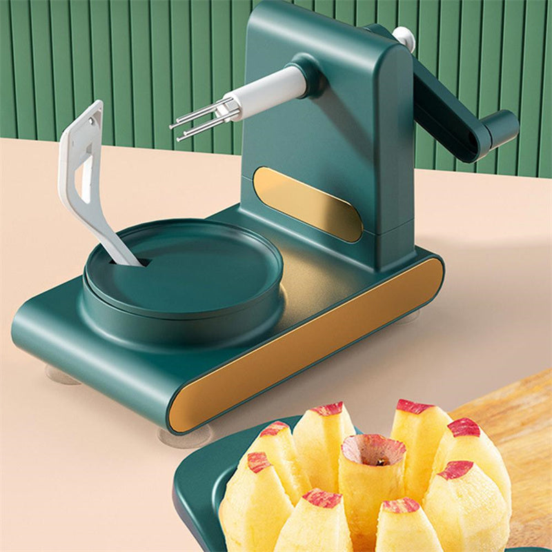 Modern Minimalist Hand-Cranked Fruit Peeler Kitchen Slicer Tool