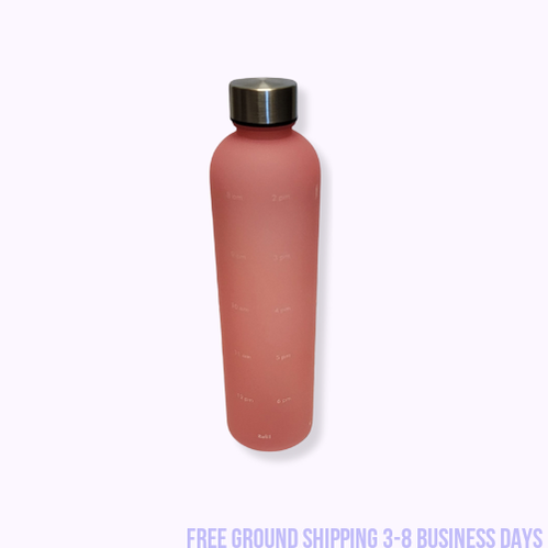 Motivational Time Marker Water Bottle 32 oz. Ship from USA