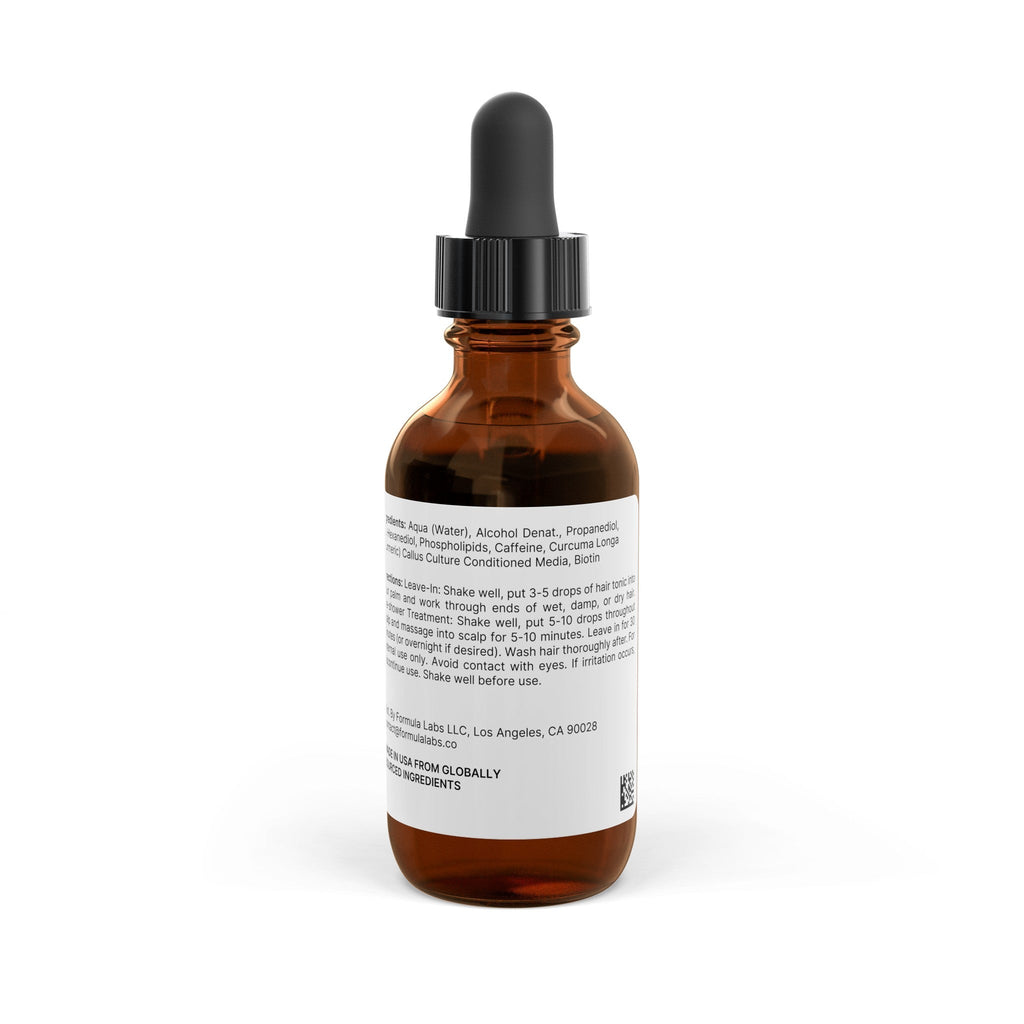 Hair Growth Tonic Serum with Biotin, Caffeine & Turmeric, 2oz