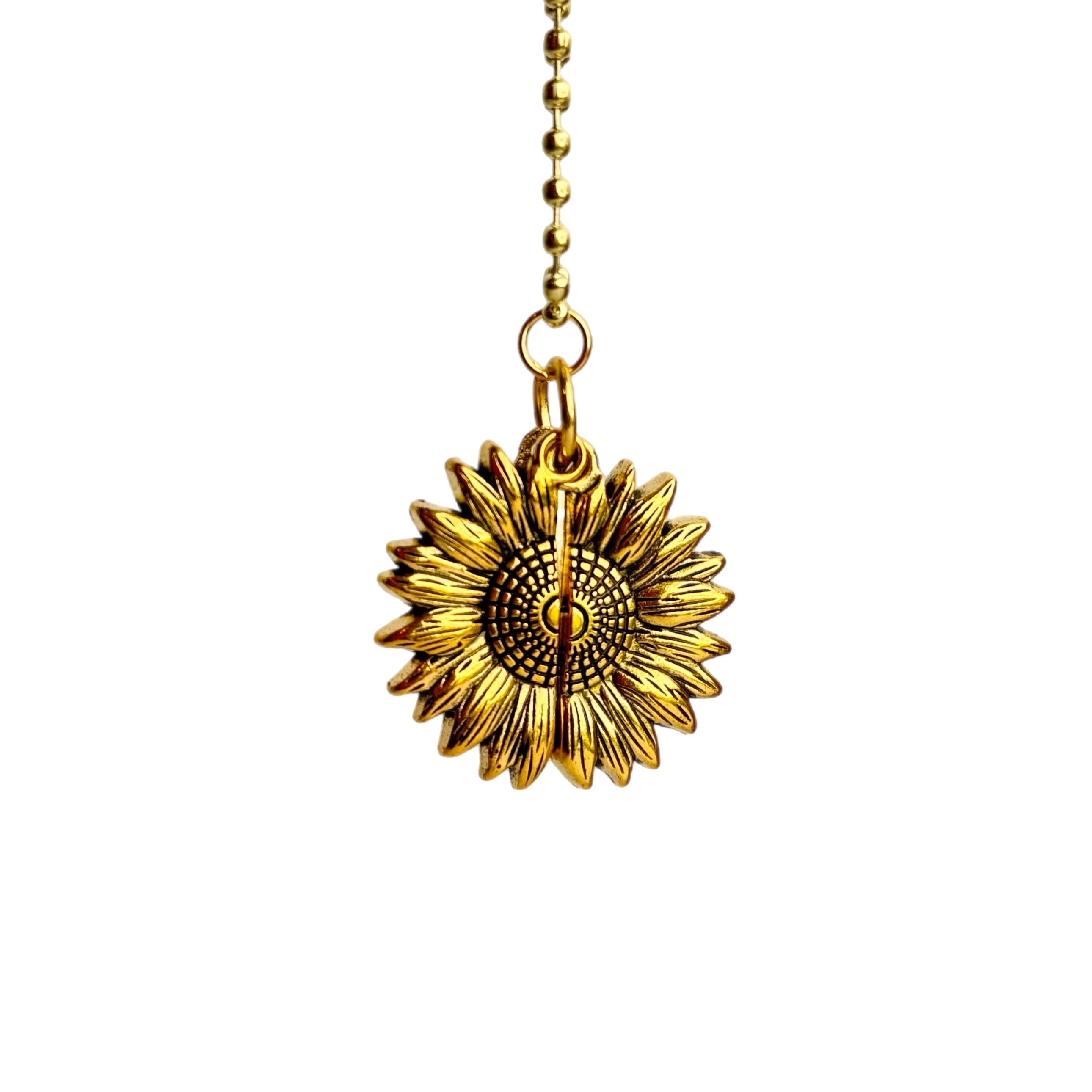 SUNFLOWER MESSAGE Charm - Tumbler Handle Charm