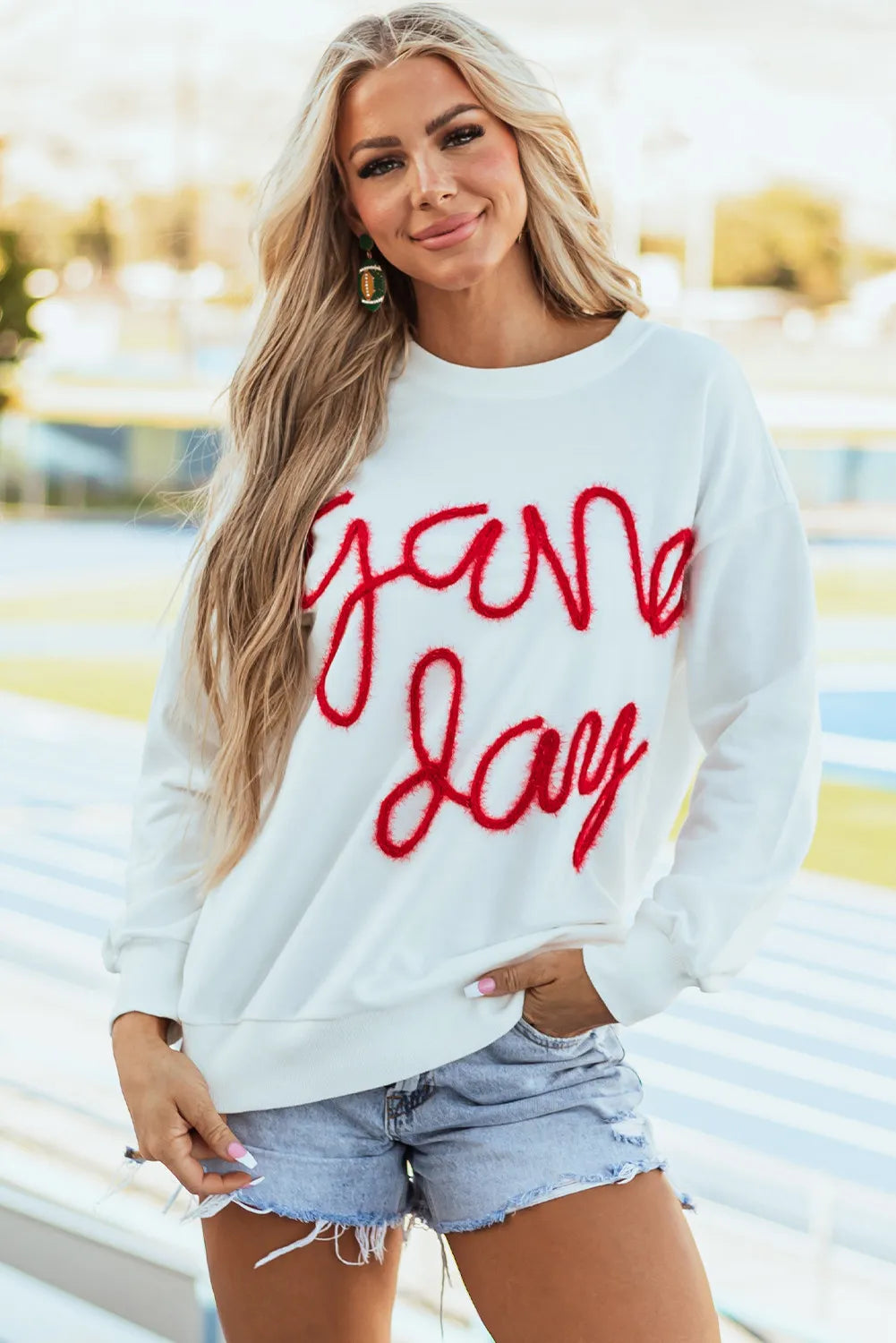 Round Neck Long Sleeve Sweatshirt | Classic Cotton Blend