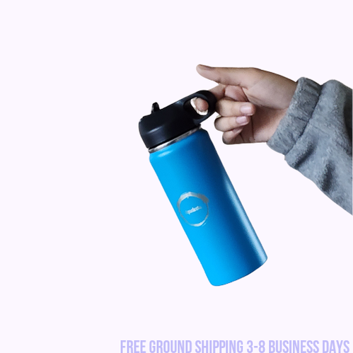 Aqualeeta 16oz insulated water bottle stainless steel. Ship from USA