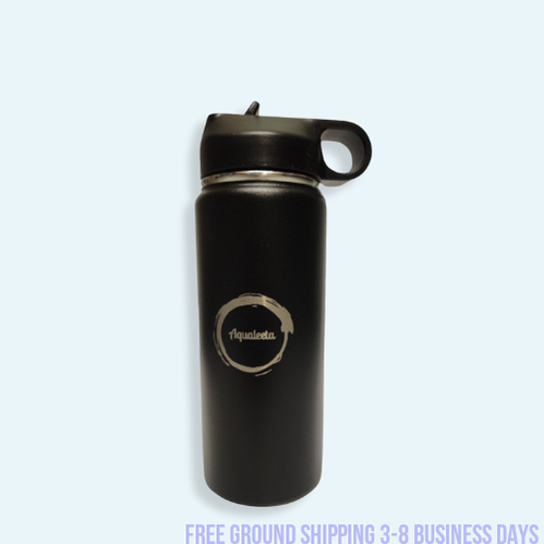 Aqualeeta 16oz insulated water bottle stainless steel. Ship from USA