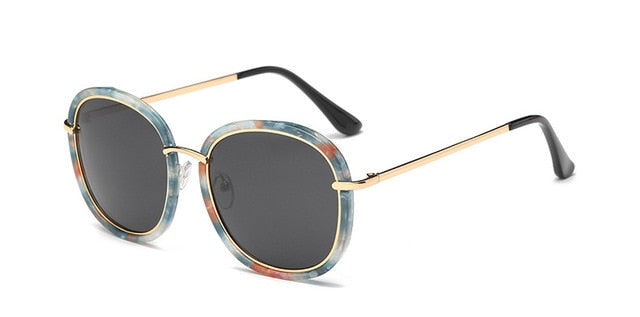 Square Polarized Sunglasses Women Brand Designer