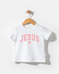 Unisex Jesus graphic varsity tee and pullover available in various colors.