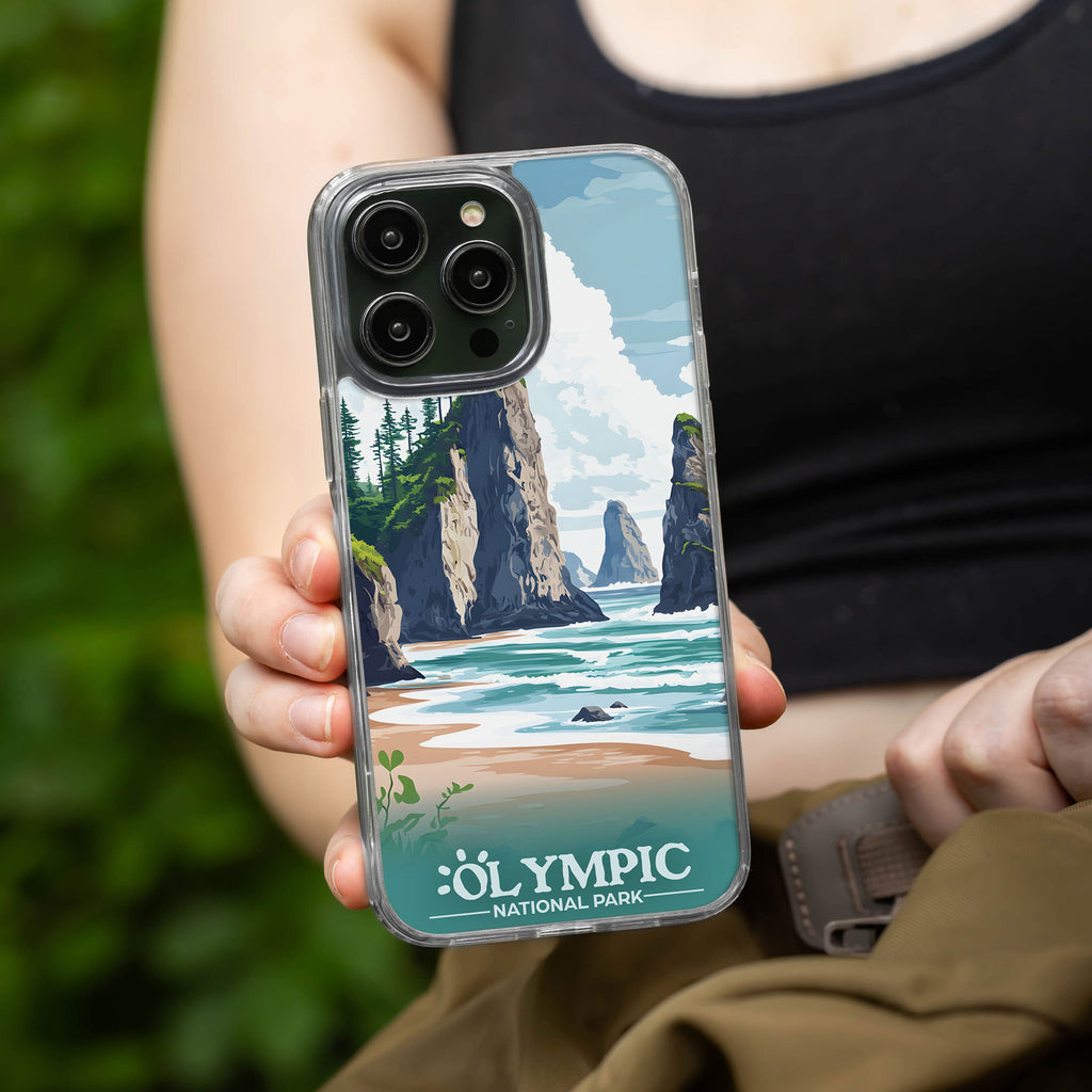 National Parks Olympic HD Apple iPhone 15 Series Mag-Safe Phone Case