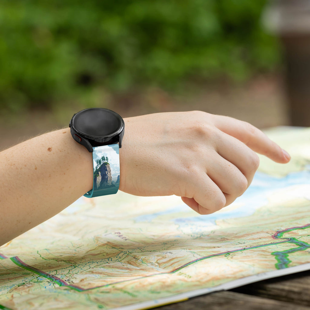 National Parks Olympic HD  Watchband for Samsung, Garmin, Fossil, and More