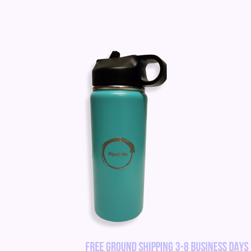 Aqualeeta 16oz insulated water bottle stainless steel. Ship from USA