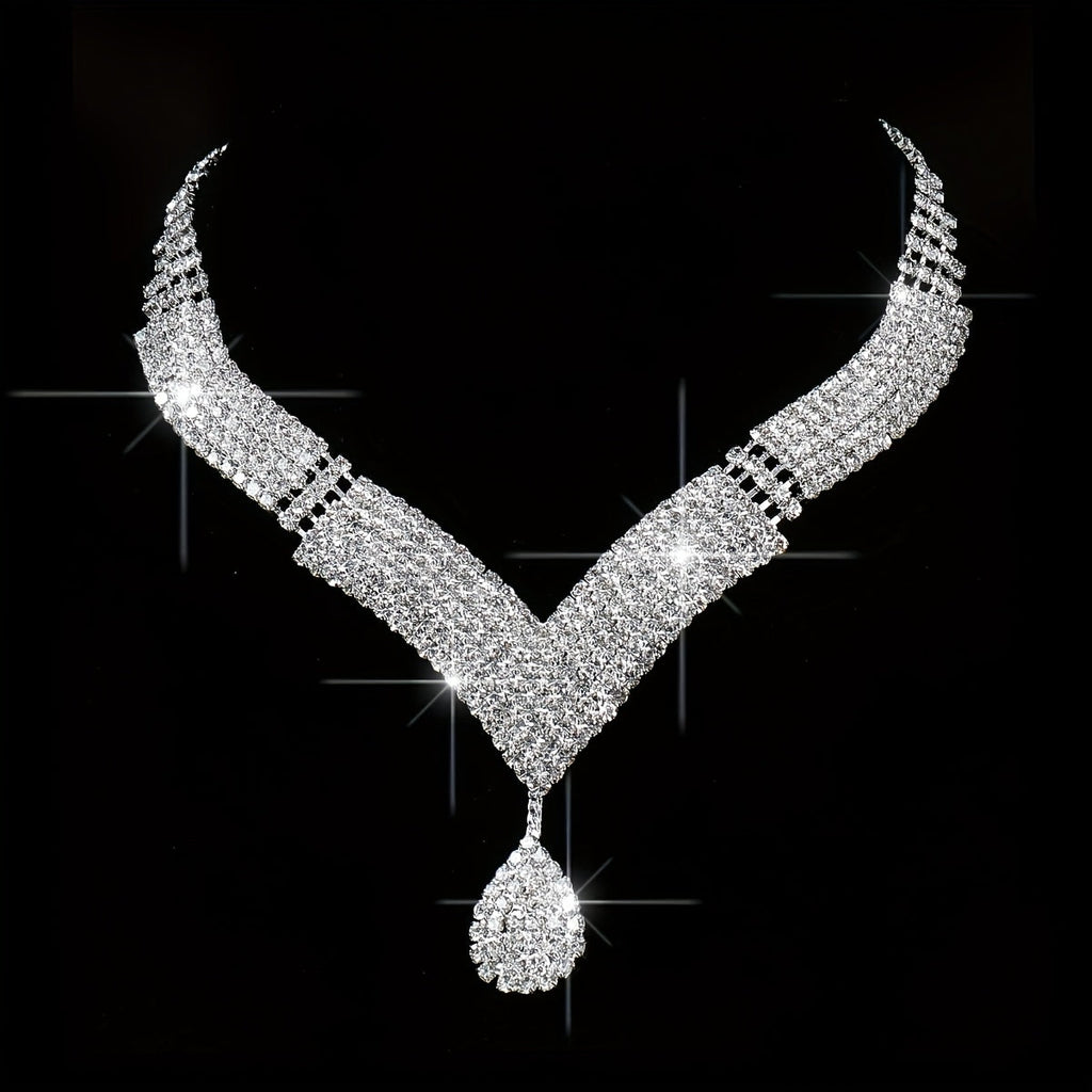 Luxury 4pc Evening Dress Set Gown Bag Jewelry