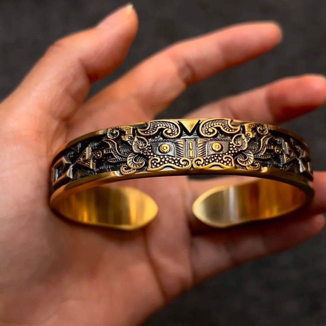 2026 New Popular Retro Copper Alloy Bracelet, Elegant New Chinese Style Bracelet, Same Style Gift For Boyfriend