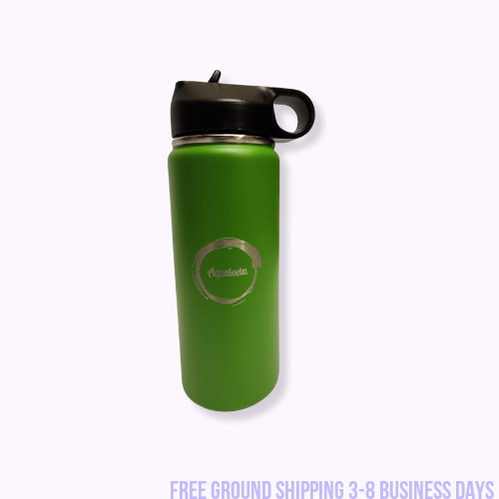 Aqualeeta 16oz insulated water bottle stainless steel. Ship from USA