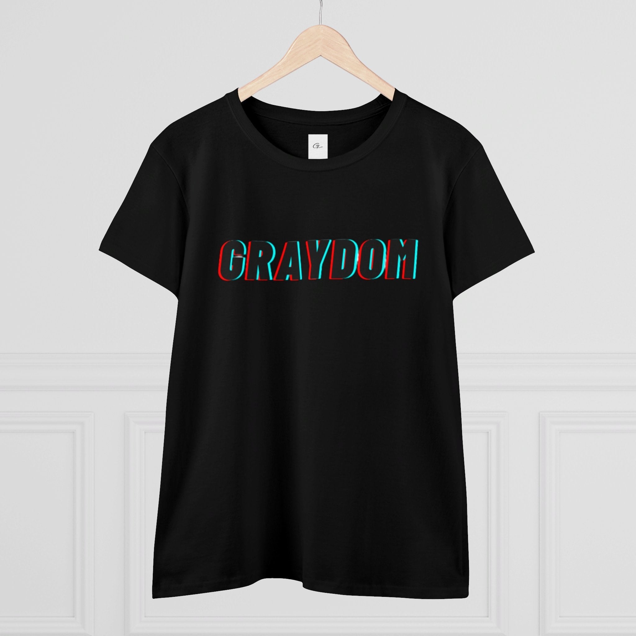 Women's Midweight Cotton Crew Neck Tee - Minimalist Streetwear Style