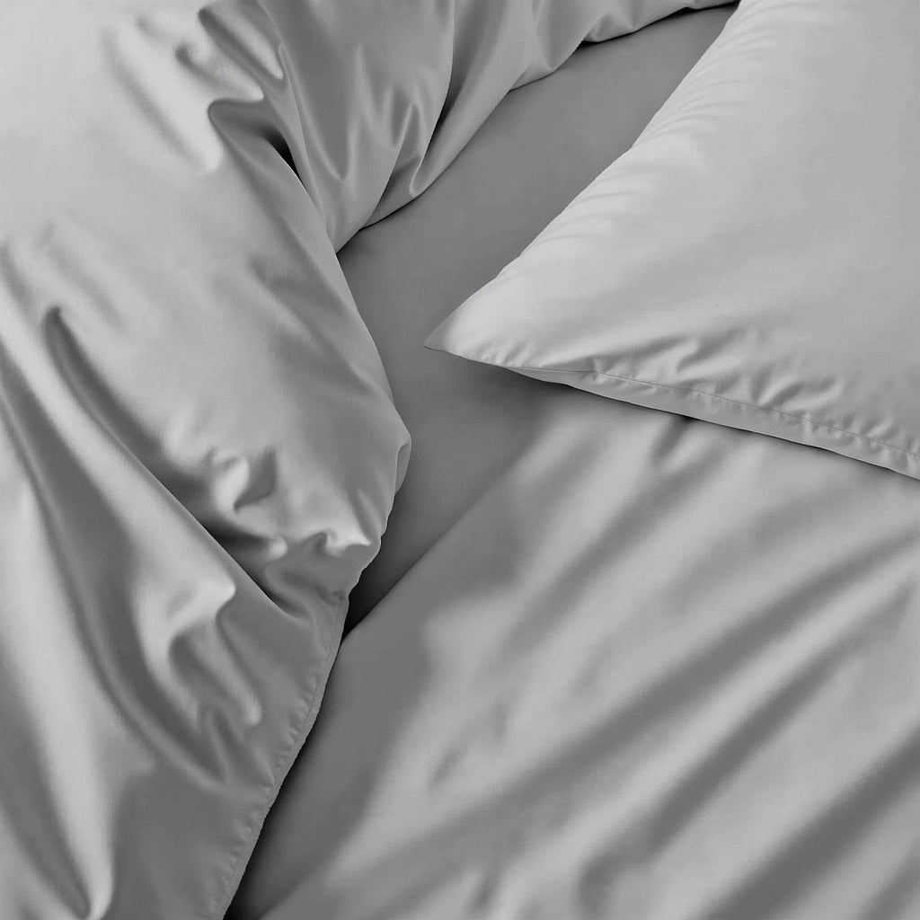 Australian Cotton Sateen Sheet Set in Solid and Stripe - Image 40