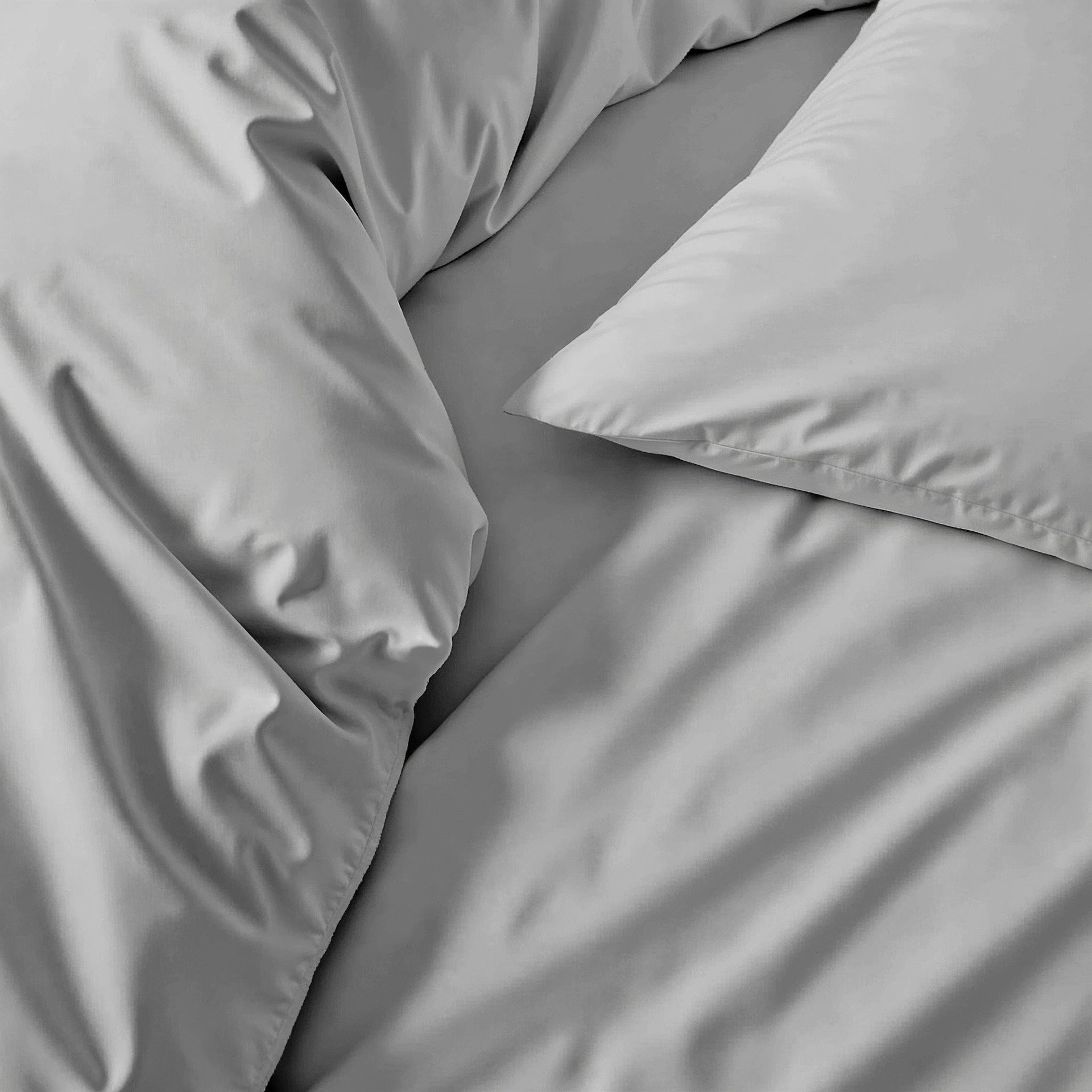 Australian Cotton Sateen Sheet Set in Solid and Stripe - Image 40