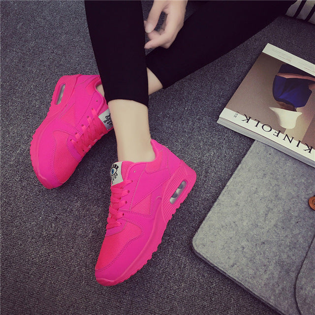 Women's Breathable Mesh Sporty Athletic Walking Shoes - Image 8