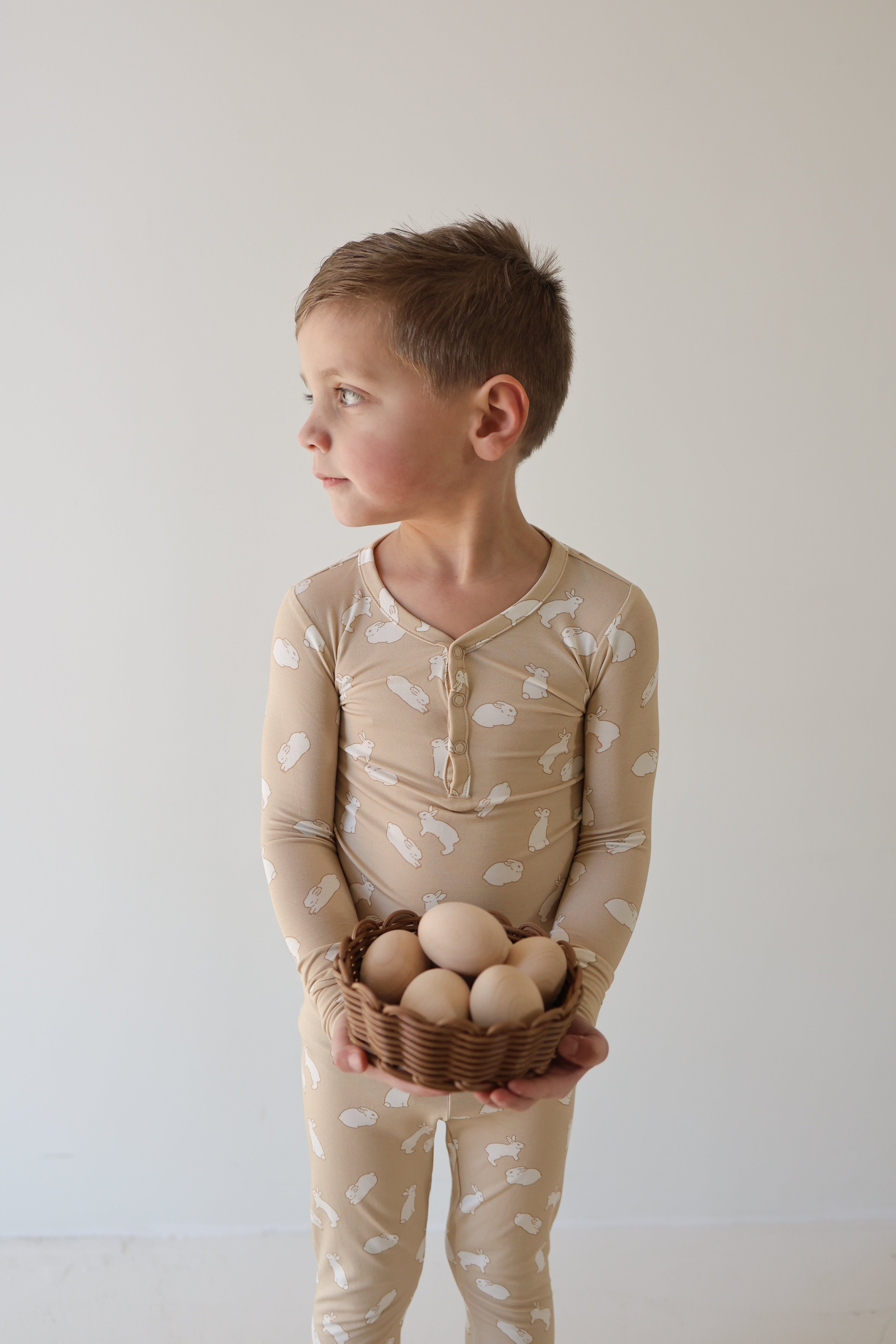 Bamboo Two Piece Pajamas | Bunnies