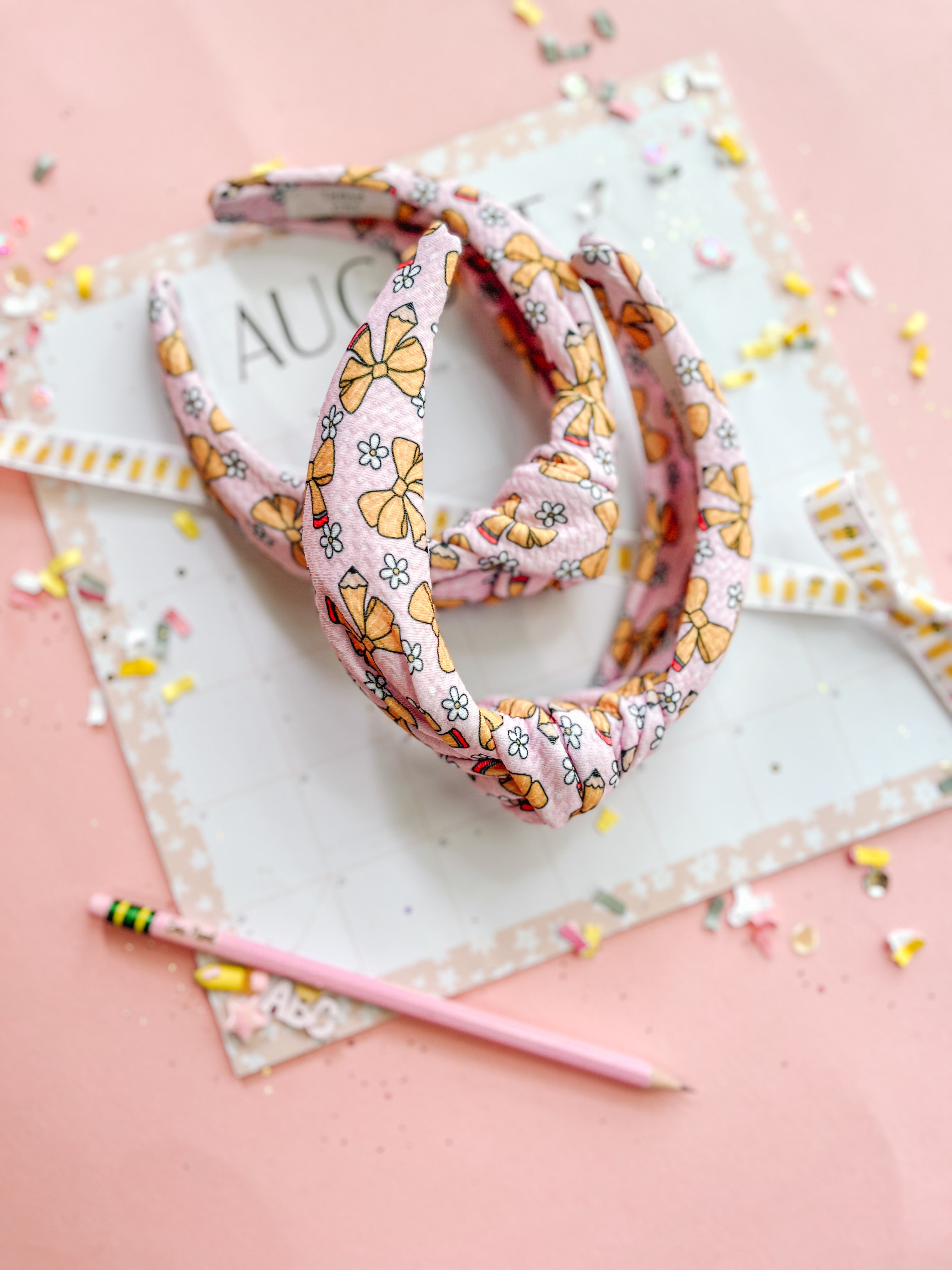 Pencil Bow Knotted Headband