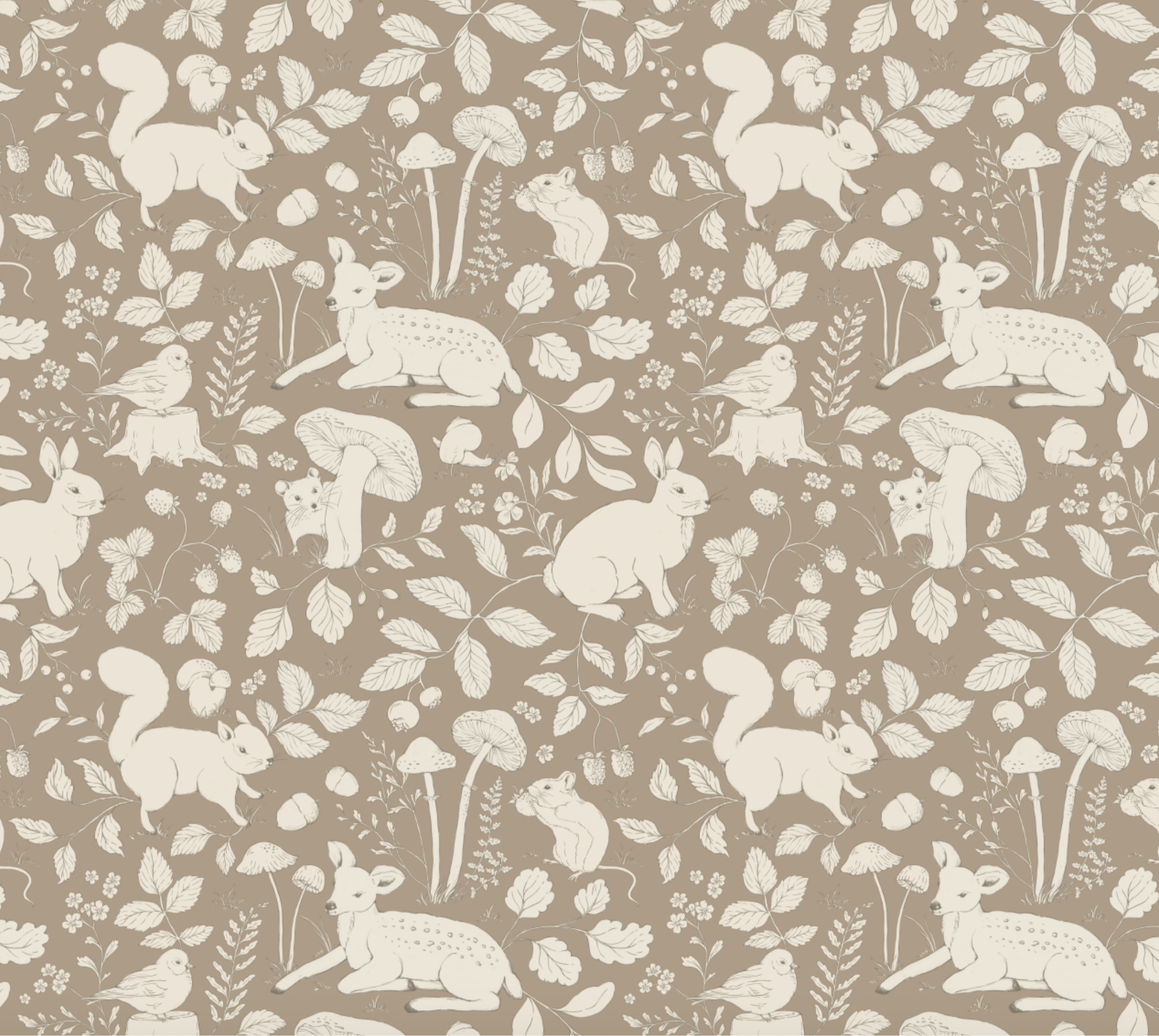 Finch Peel and Stick Removable Wallpaper by Daphne and Sage