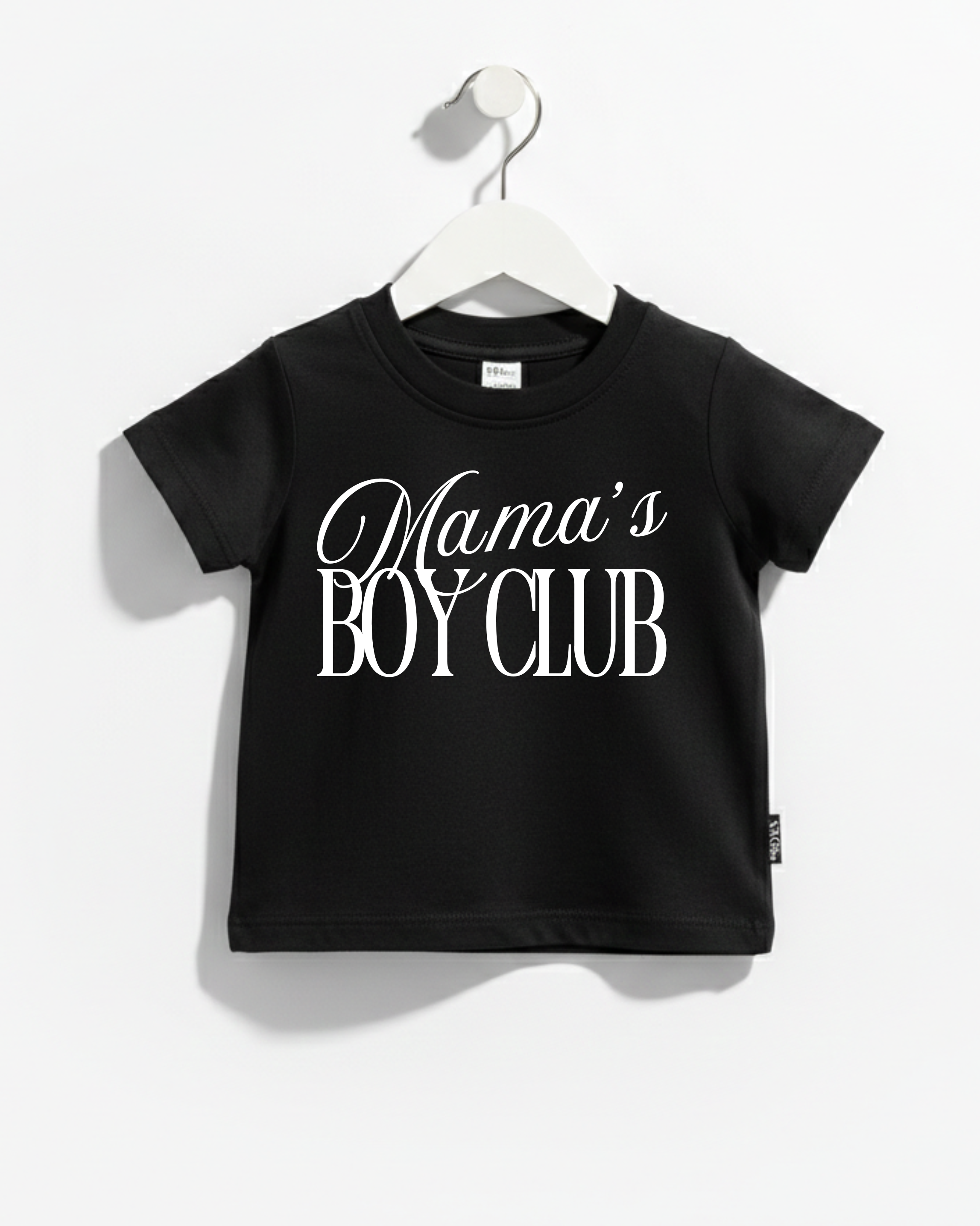 Mama's Boy Club Kids Graphic Tee - Soft Cotton Top